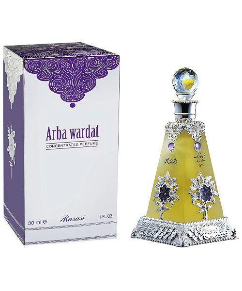 Arba Wardat Perfume Oil by Rasasi - 30ml