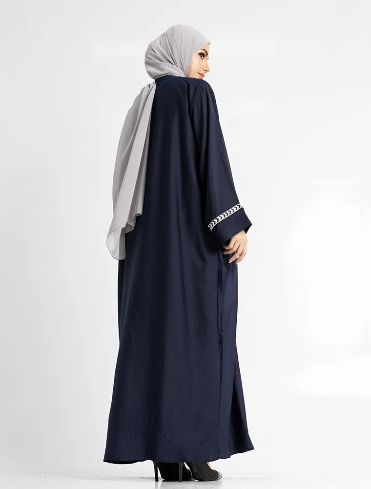 Navy Wajiha Abaya