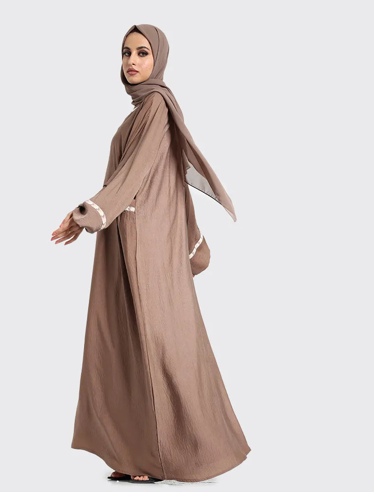 Mocha Wajiha Abaya