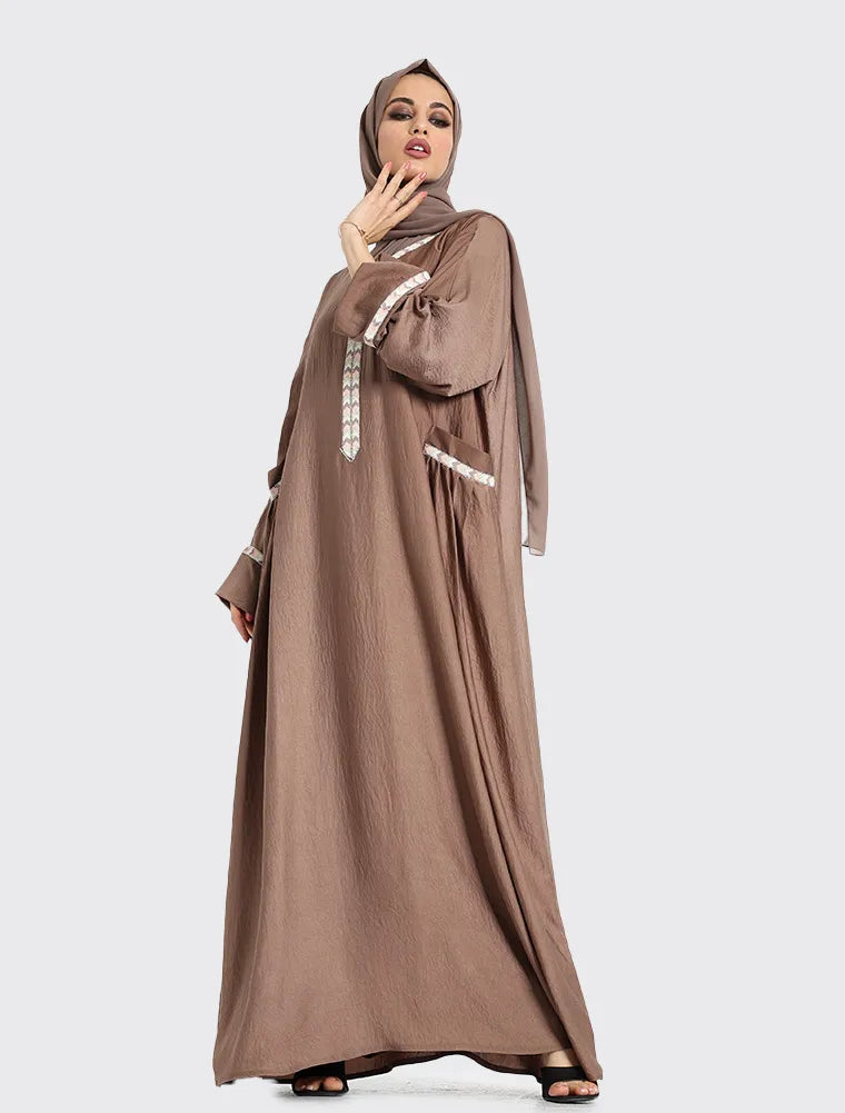 Mocha Wajiha Abaya
