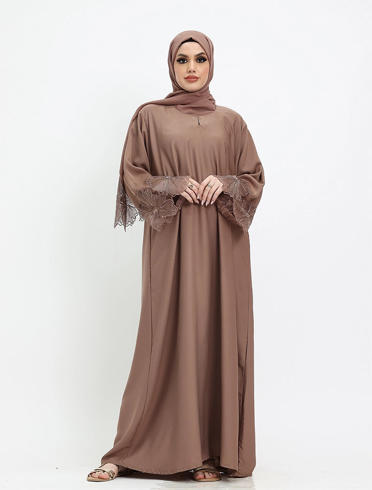 Mocha Heyam Abaya