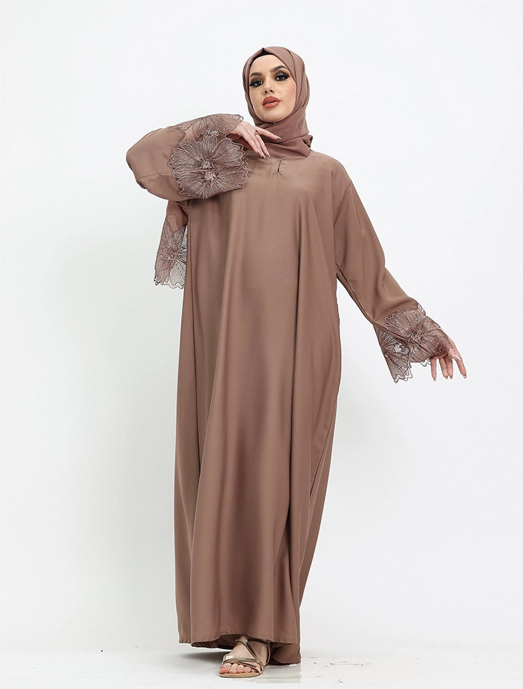 Mocha Heyam Abaya