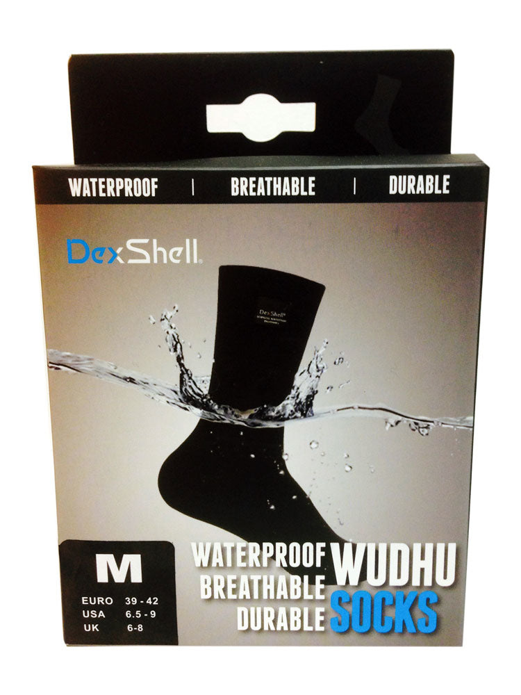 Unisex Wudhu Masah Socks by DEXSHELL: Thin Ankle Length