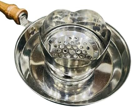 Stainless Steel Incense Burner with Wooden Handle