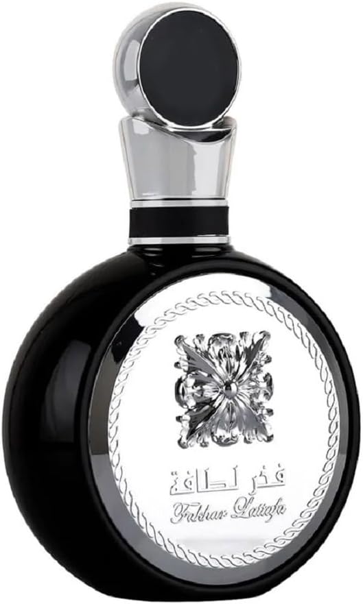 Fakhar Silver With Mini Free Perfume - Arabic Luxury Long Lasting Fragrance - Aromatic, Woody, Fresh Spicy Scent For Men - 100 ml Eau De Parfum