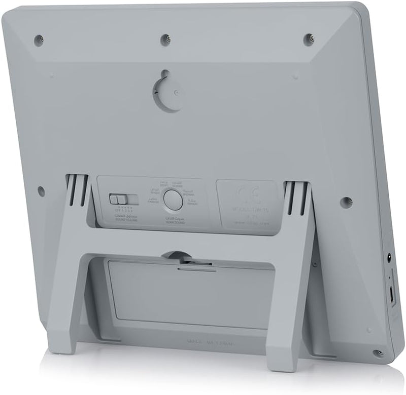 ALFAJR, Square Wall and Table Automatic Islamic Azan Athan Prayer Clock CW-15 Grey