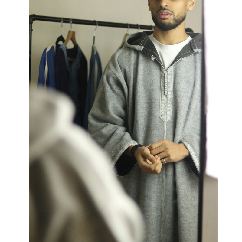 Grey Djellaba