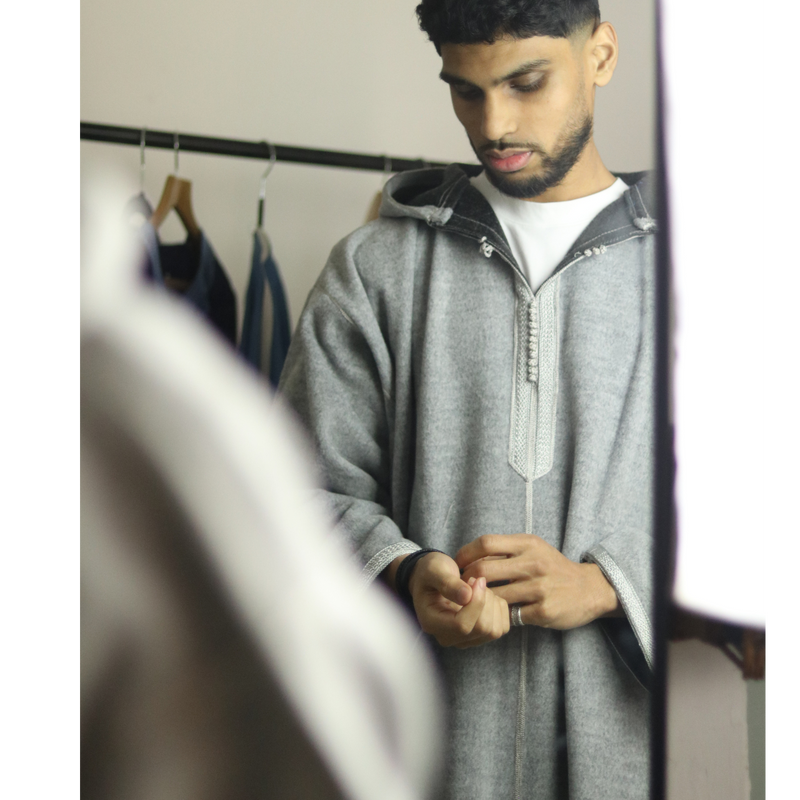 Grey Djellaba