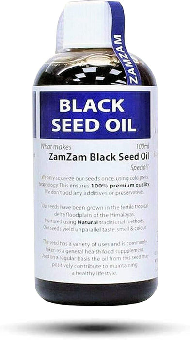 Zamzam Black Seed Oil - 100% Pure & Unfiltered Natural