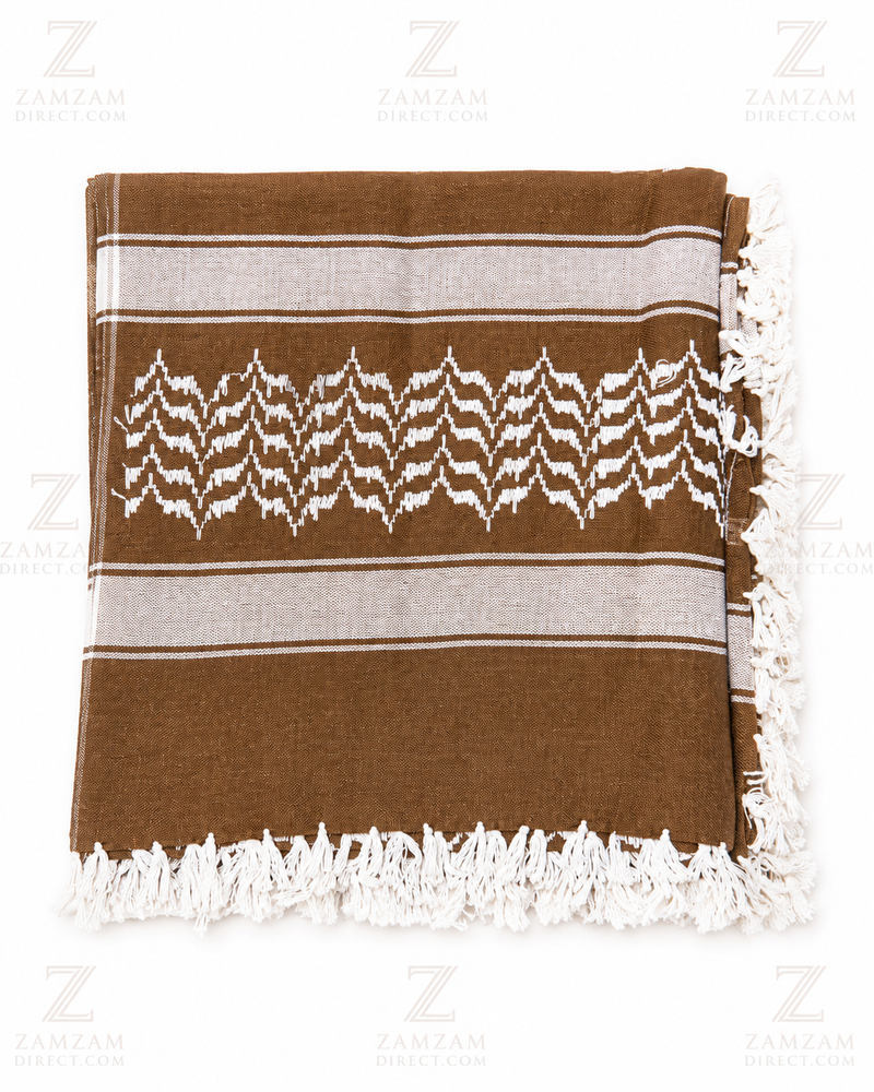 Premium Arabic Keffiyeh Shemagh Scarf – Traditional Men’s Headwear