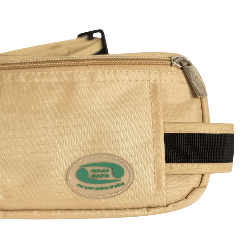 Anti-Theft Waist Bag And Ihram & hajj Belt for Men | Beige