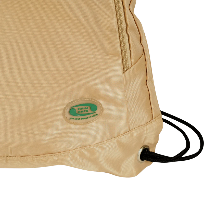 Shoe & Prayer Mat Travel Bag | Perfect for Hajj & Umrah | Beige