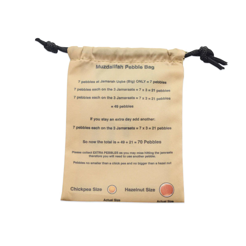 Muzdalifah (Jamarat Stone) Pebble Bag | Pack of 2 | Hajj Safe