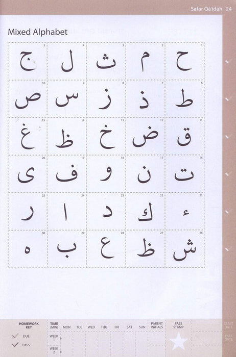 Safar Academy Complete Qaidah - Madinah Scrip