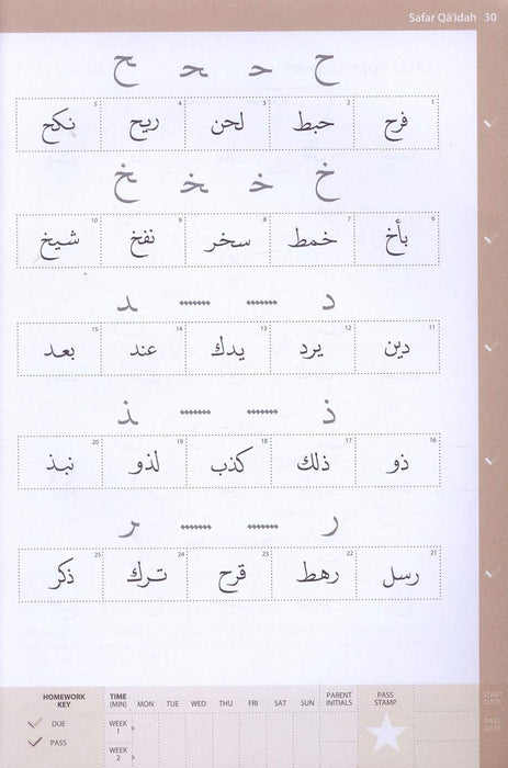 Complete Qa'idah (Madinah Script)  - Learn to Read Series Paperback Bunko