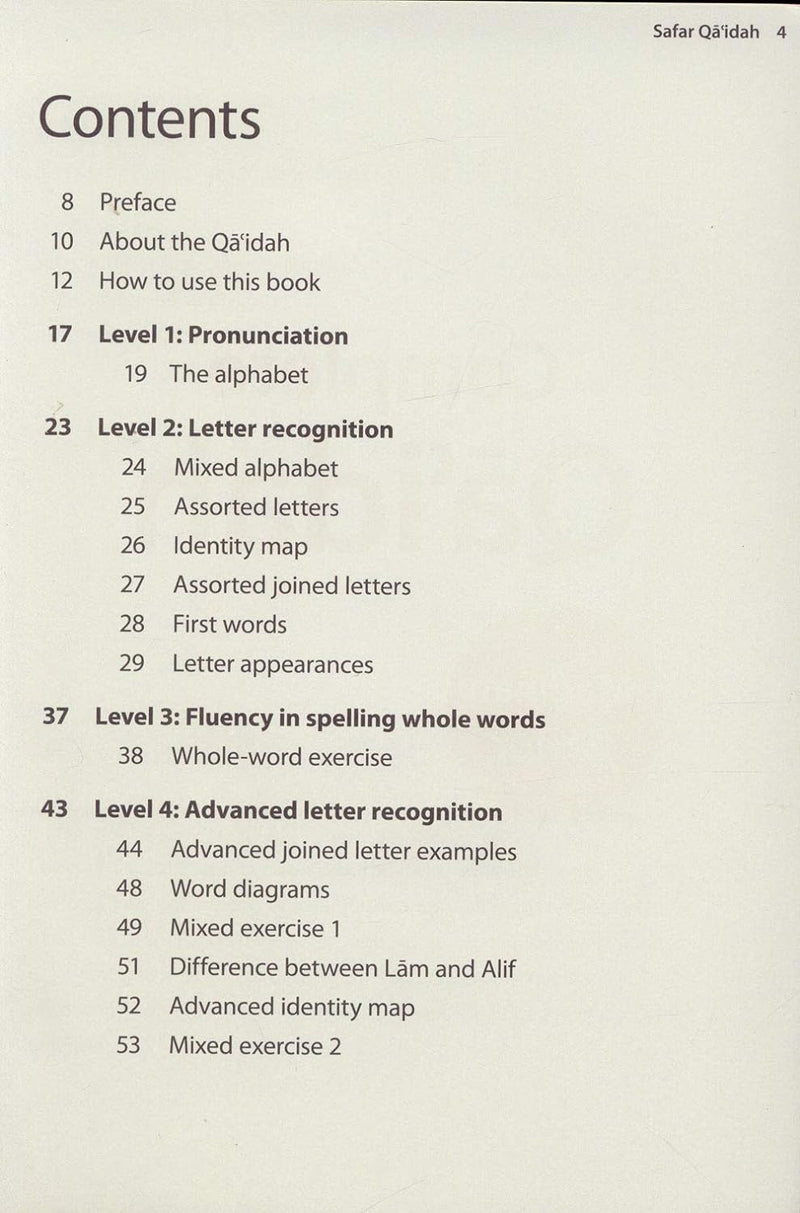 Safar Academy Complete Qaidah - Madinah Scrip