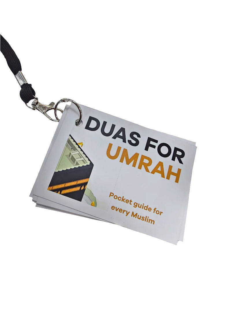 Duas for Umrah Flash Cards
