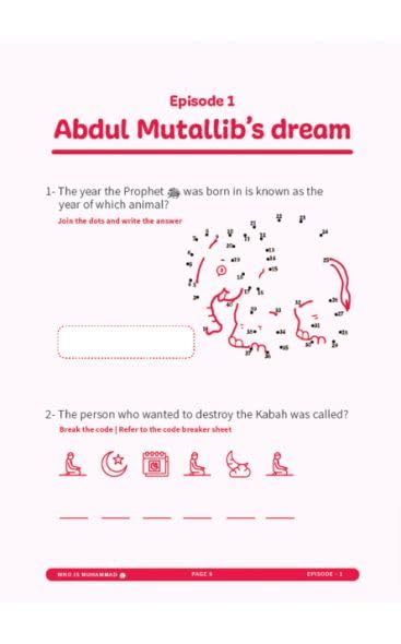 WHO IS MUHAMMAD ‎ﷺ WORKBOOK Paperback by Sheikh Dr. Saalim Al-Azhari