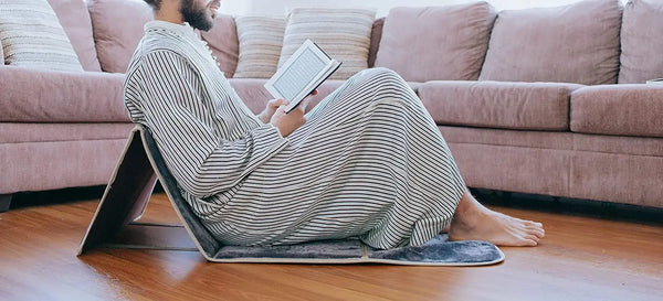 Foldable Padded Prayer Mat And Backrest 2 In 1