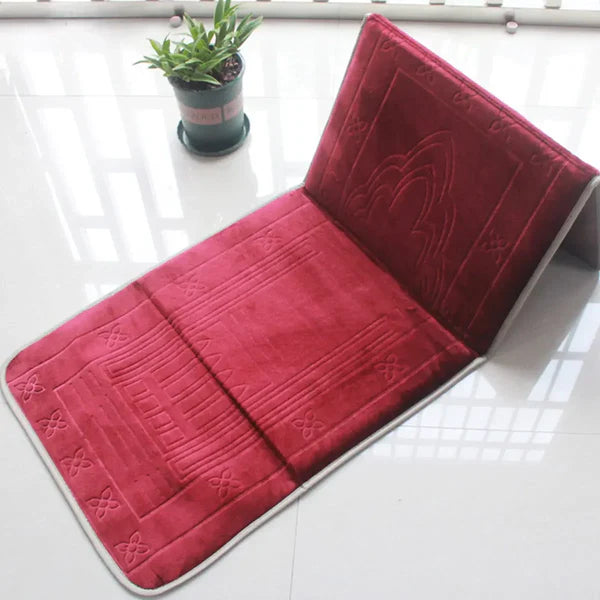 Foldable Padded Prayer Mat And Backrest 2 In 1