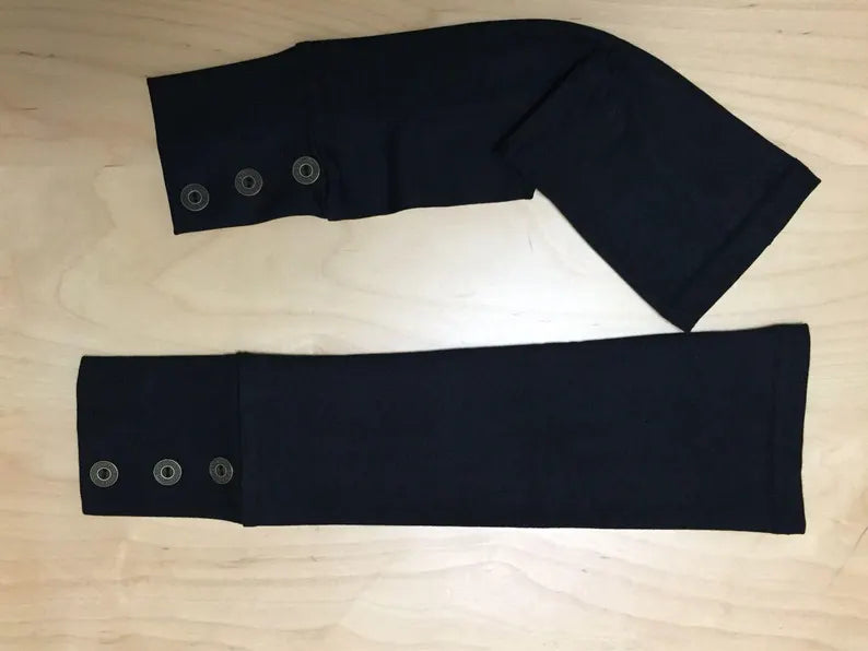 Elegant Turlu 1 pair Arm Sleeve with/without button Cover comfy stretch Women