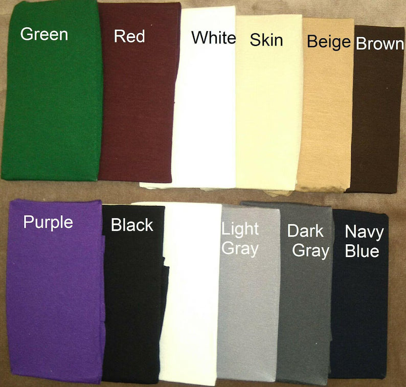 Cotton (Spandex) Yusra (Amira) hijab plain, different sizes/colours