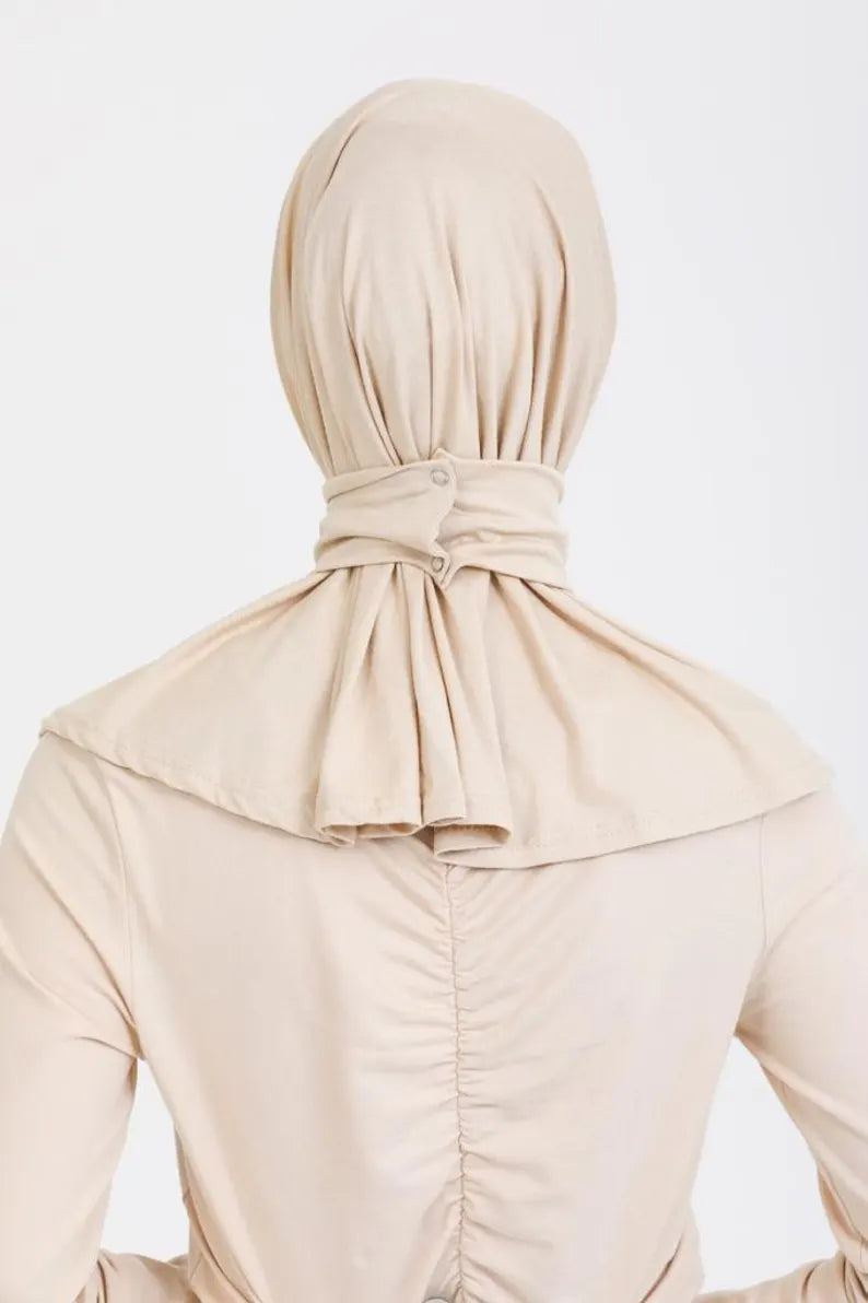 Pull on Instant 1Pc Quality Turkish Turlu Yusra Amira hijab collar