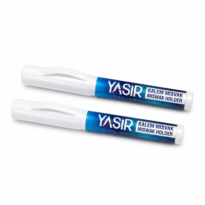 Yasir Miswak Natural Toothbrush Stick Siwak with Hygienic Holder Turkey