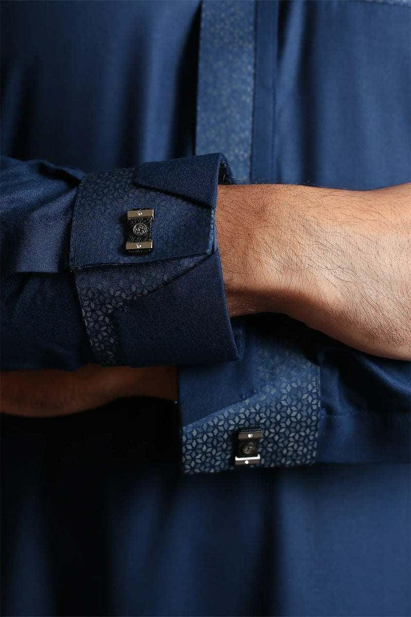 Catalina Blue Thobe By Al noor- J140 C1