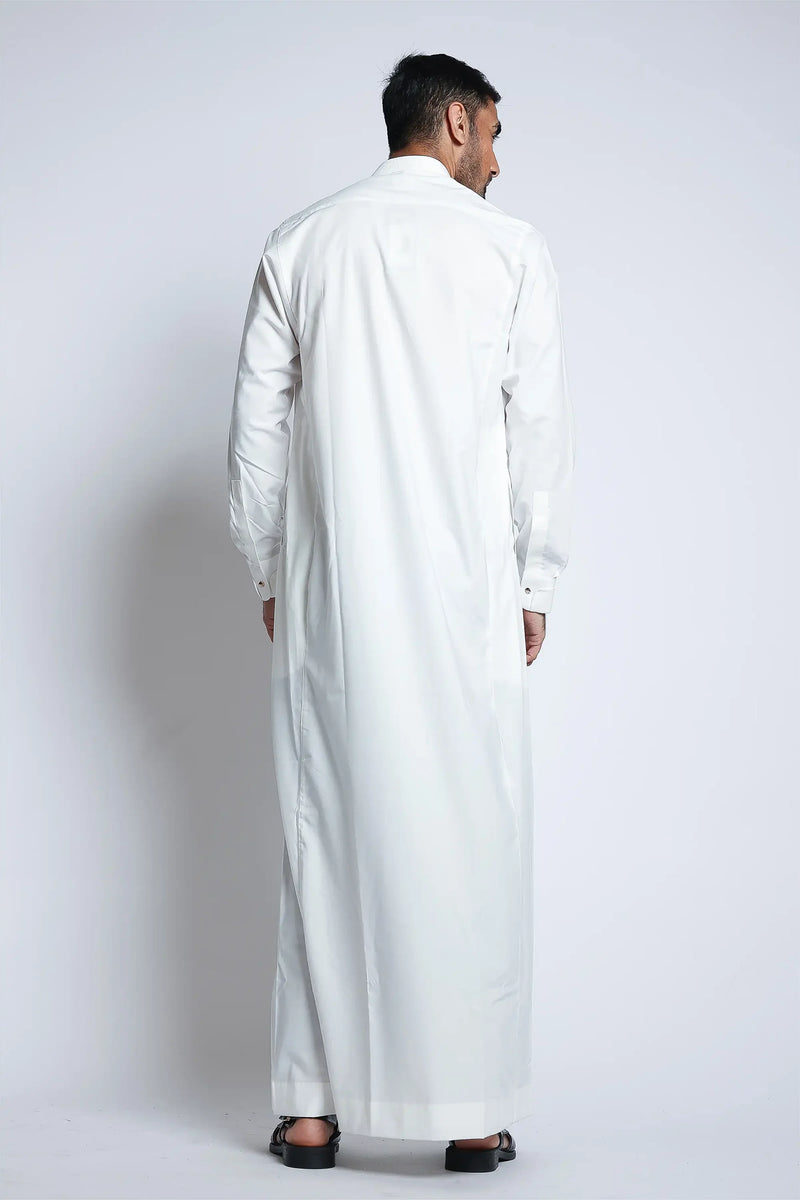 Cream Collar Thobe Thobe By Al noor- J135