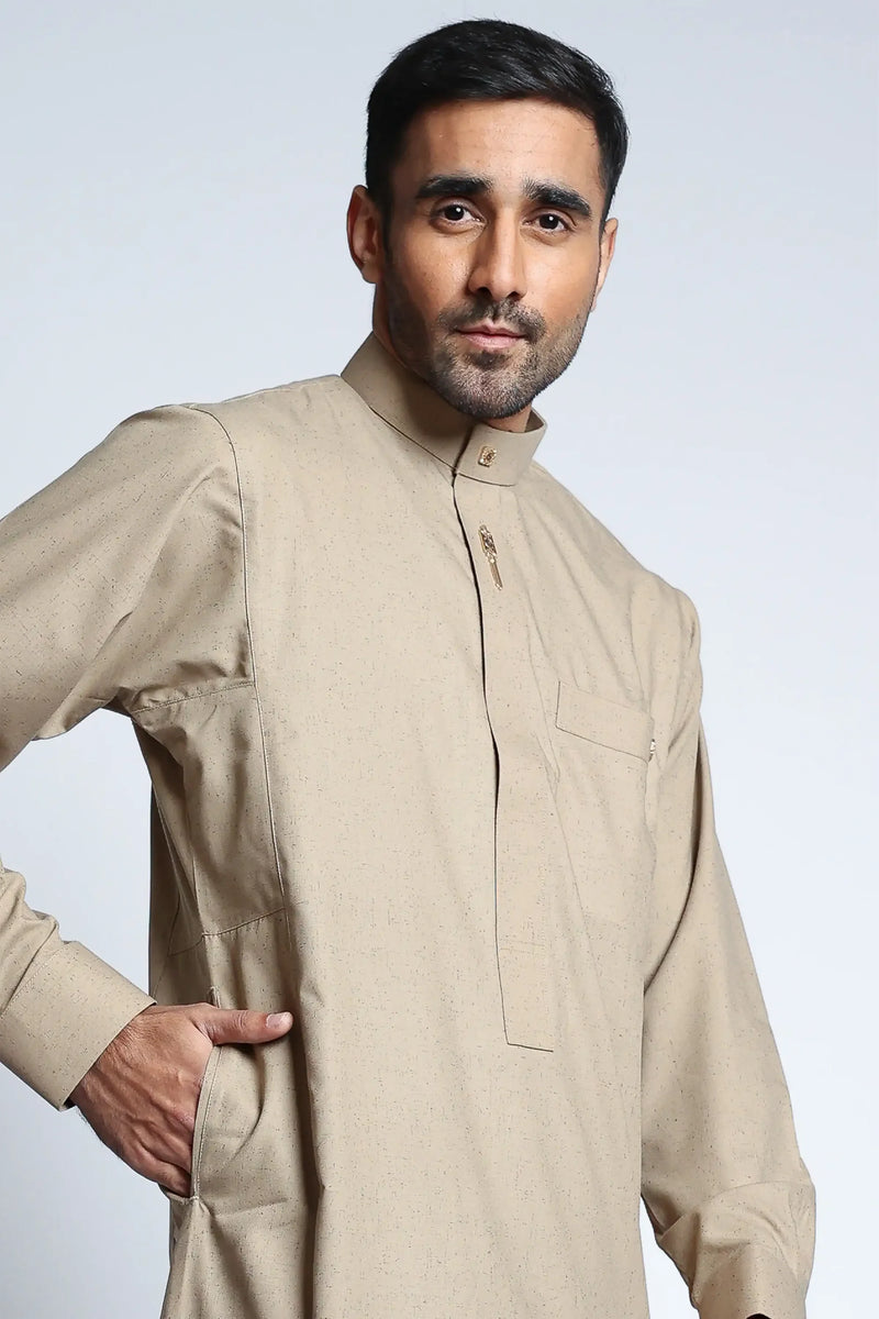 Birchwood Collar Thobe By Al noor- J134