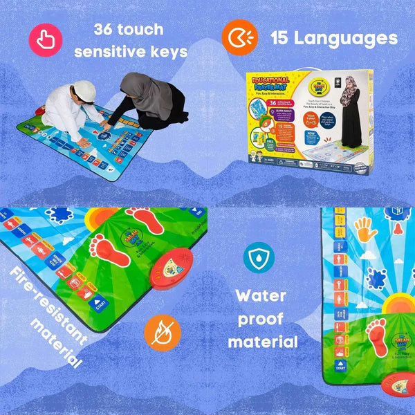 My Salah Mat - Educational Interactive Prayer Mat for Children- Original