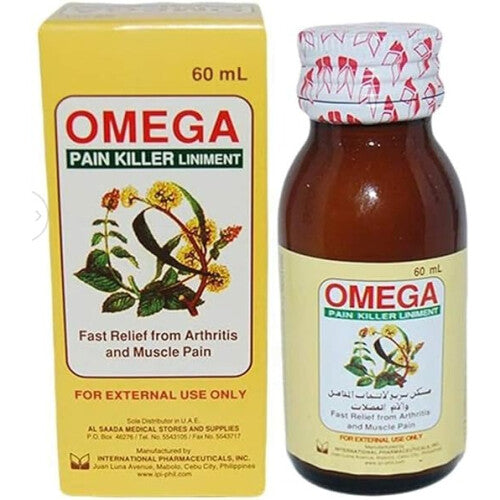 Omega Pain Killer Liniment Fast Relief Arthritis & Muscle Pain Relief Liniment