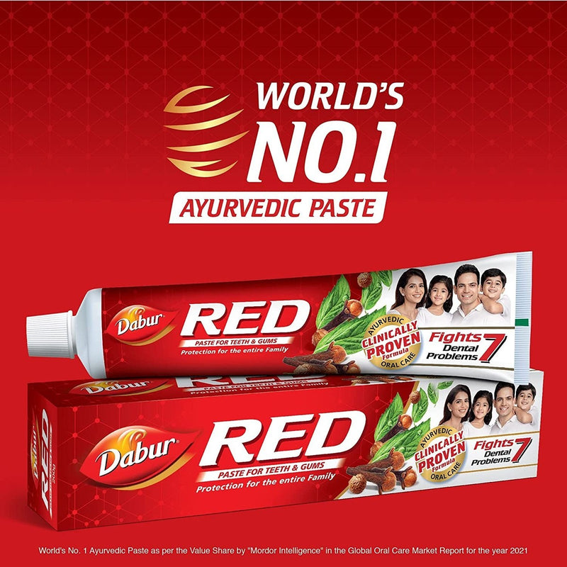 Dabur Red Toothpaste 200 Gm, World's No.1 Ayurvedic Paste