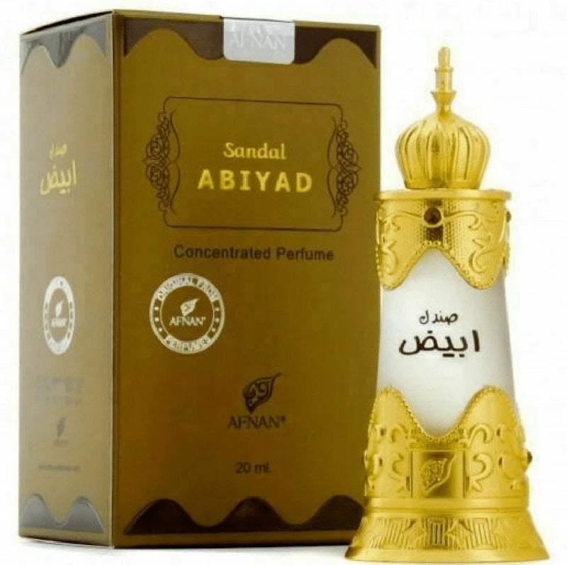 Sandal Abiyad by Afnan Concentrated Perfume Oil for Unisex - 20 ML