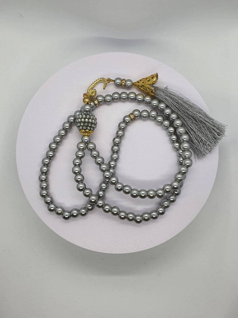 Tasbeeh to match your Customised Prayer Mat | Luxury Pearl Tasbih