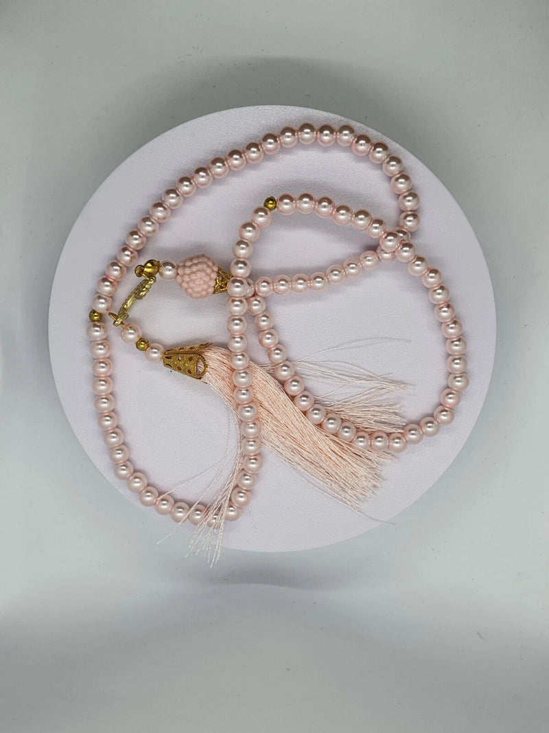 Tasbeeh to match your Customised Prayer Mat | Luxury Pearl Tasbih