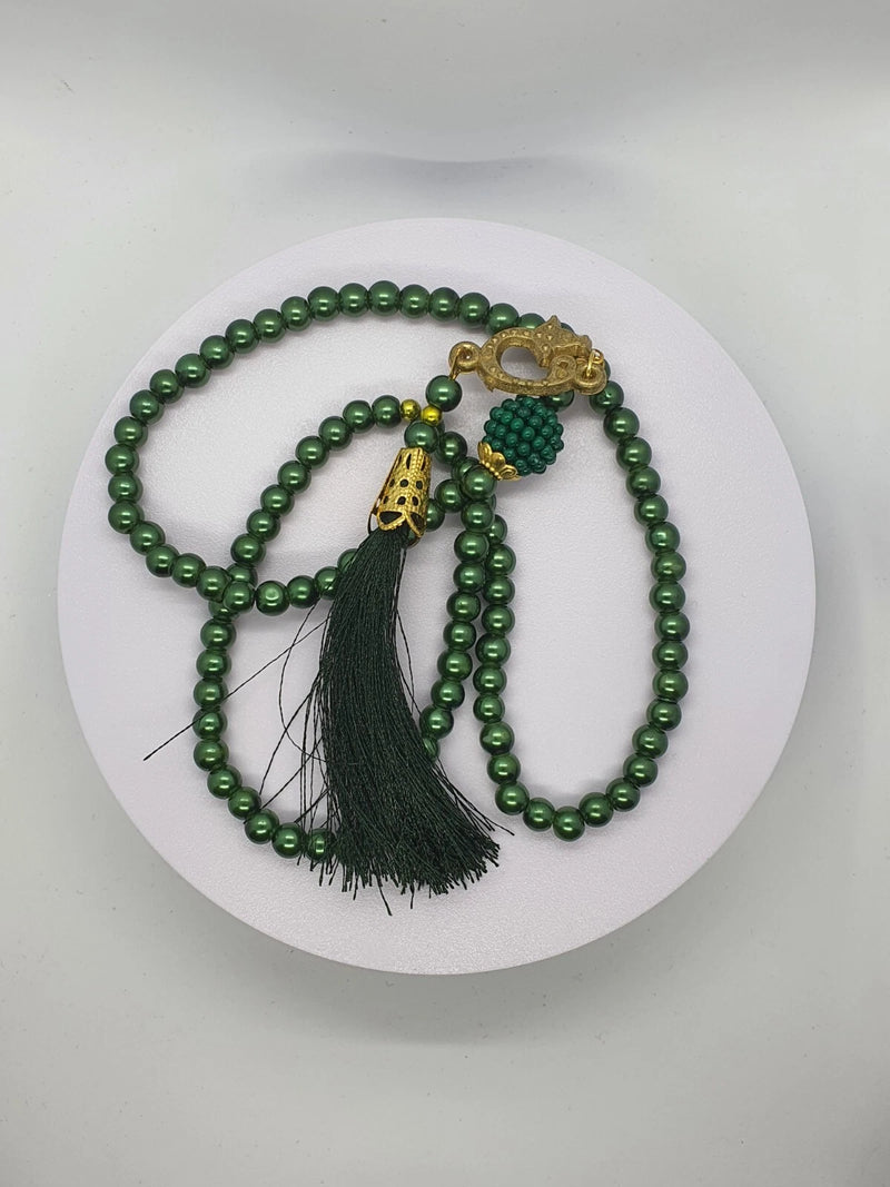 Tasbeeh to match your Customised Prayer Mat | Luxury Pearl Tasbih