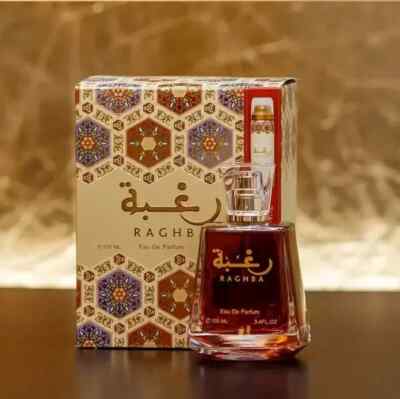 Lattafa Raghba Perfume For Men & Women Halal Attar EDP Spray Fragrance 100mL