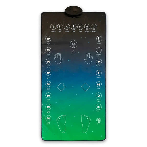 My Salah Mat Smart Interactive Prayer Mat - Learn To Pray: Adult & Revert version