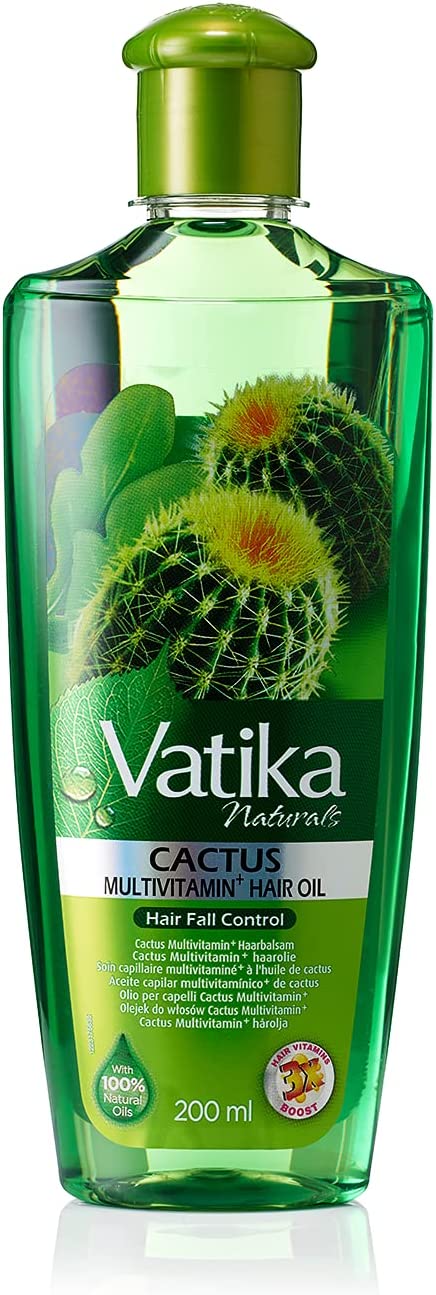 Vatika Cactus Enriched Hair Oil for Hair Fall Control 200 ml