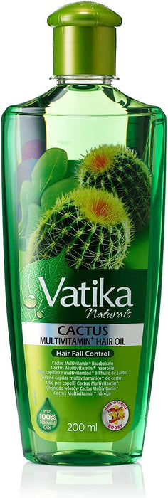 Vatika Cactus Enriched Hair Oil for Hair Fall Control 200 ml