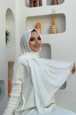Chiffon Large Plain Shawl Head Scarf Wrap Hijab 190x 70cm High-Quality Turkish