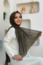 Chiffon Large Plain Shawl Head Scarf Wrap Hijab 190x 70cm High-Quality Turkish