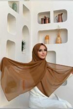Chiffon Large Plain Shawl Head Scarf Wrap Hijab 190x 70cm High-Quality Turkish