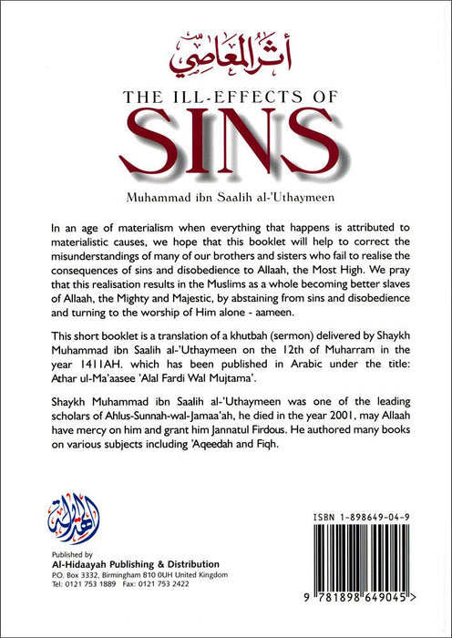 The Ill-Effects Of Sins