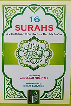 16 Surahs (A Collection of 16 Surahs from the Holy Quran) - (English/Arabic) Paperback