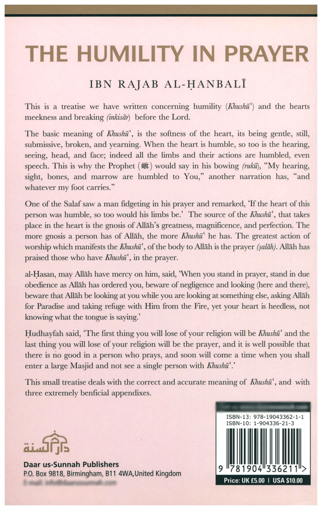 The Humility in Prayer
