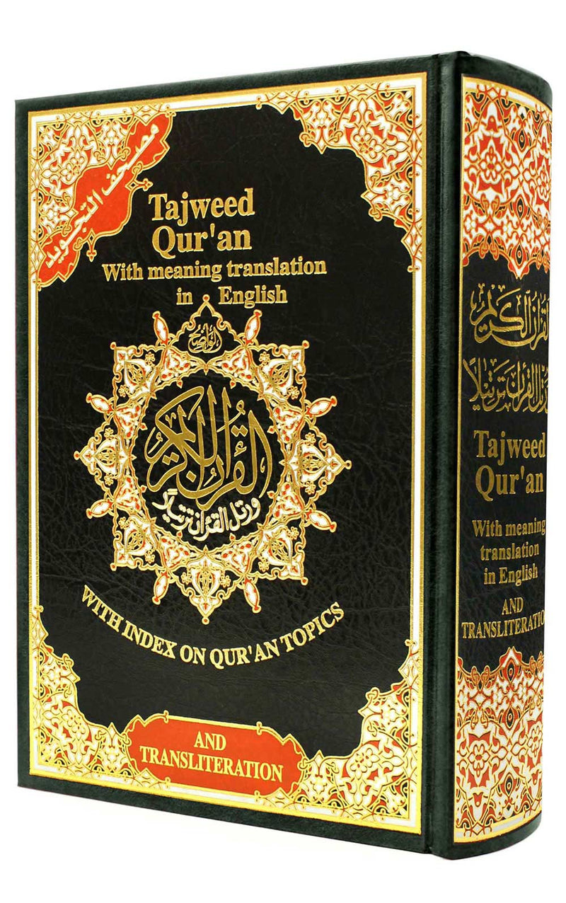 Tajweed Quran - Translation & Transliteration With Index On Quranic Topics